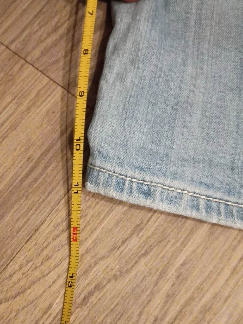 Light Blue Denim Bermuda Shorts - Brand: Not Visible